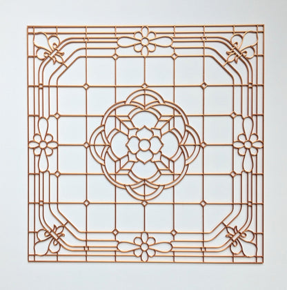 Victorian Glass Resin Art Template