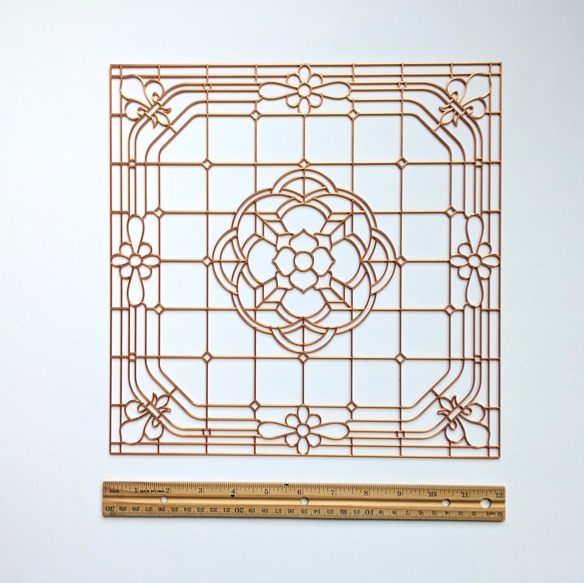 Victorian Glass Resin Art Template