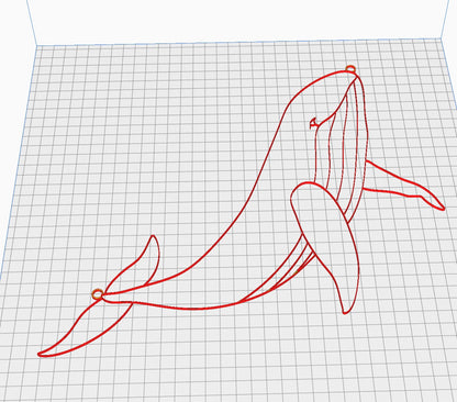 Whale -  3D printer files Digital Download