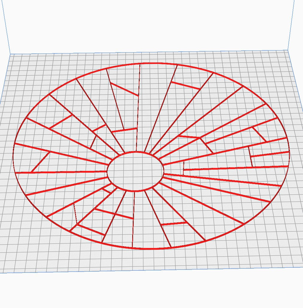 Sunburst -  3D printer files Digital Download