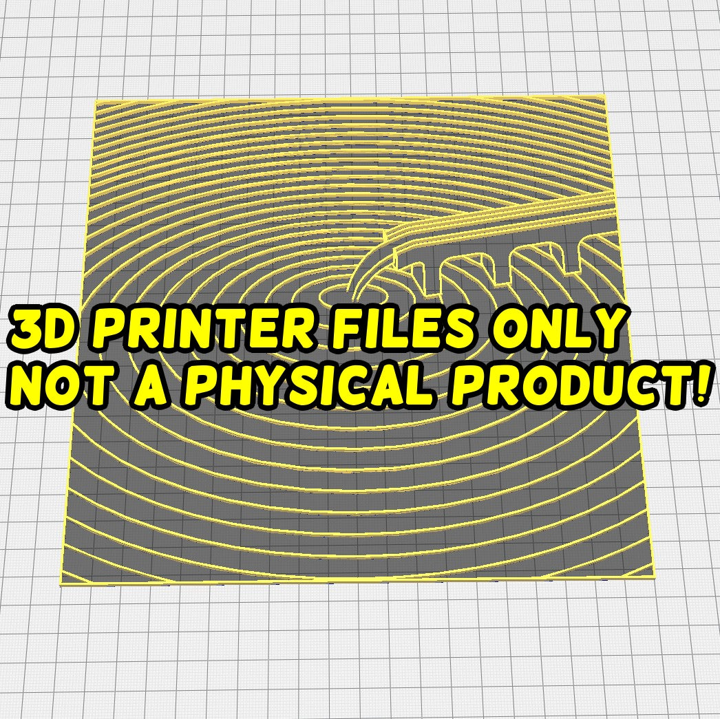 Bridge rings -  3D printer files Digital Download