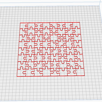 Jigsaw -  3D printer files Digital Download