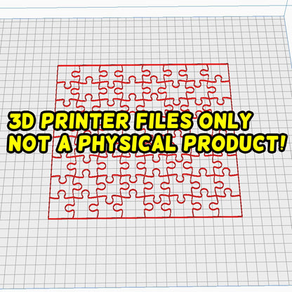 Jigsaw -  3D printer files Digital Download