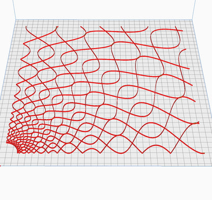 Woven Waves -  3D printer files Digital Download
