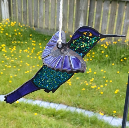 Hummingbirds MDF template for resin art