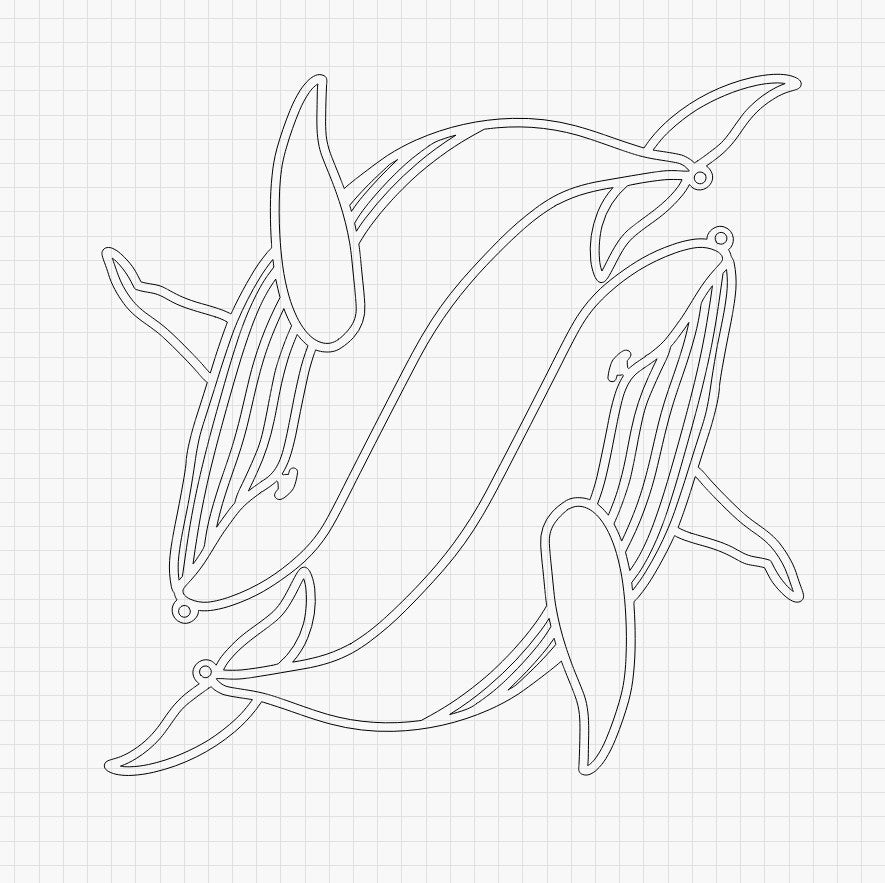 Whale Laser files Digital Download