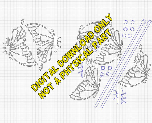 Butterflies Laser files Digital Download