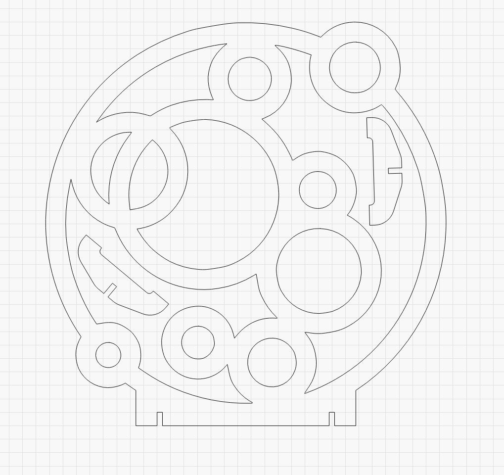 Circles Laser files Digital Download