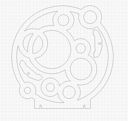 Circles Laser files Digital Download