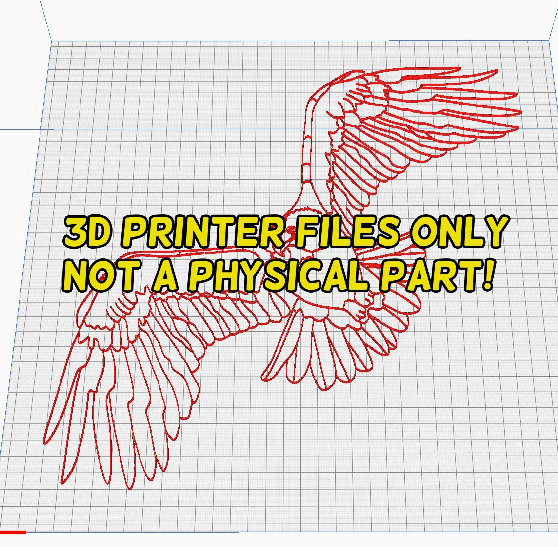 Flying Eagle - 3D printer files Digital Download – pourawayfluidarts
