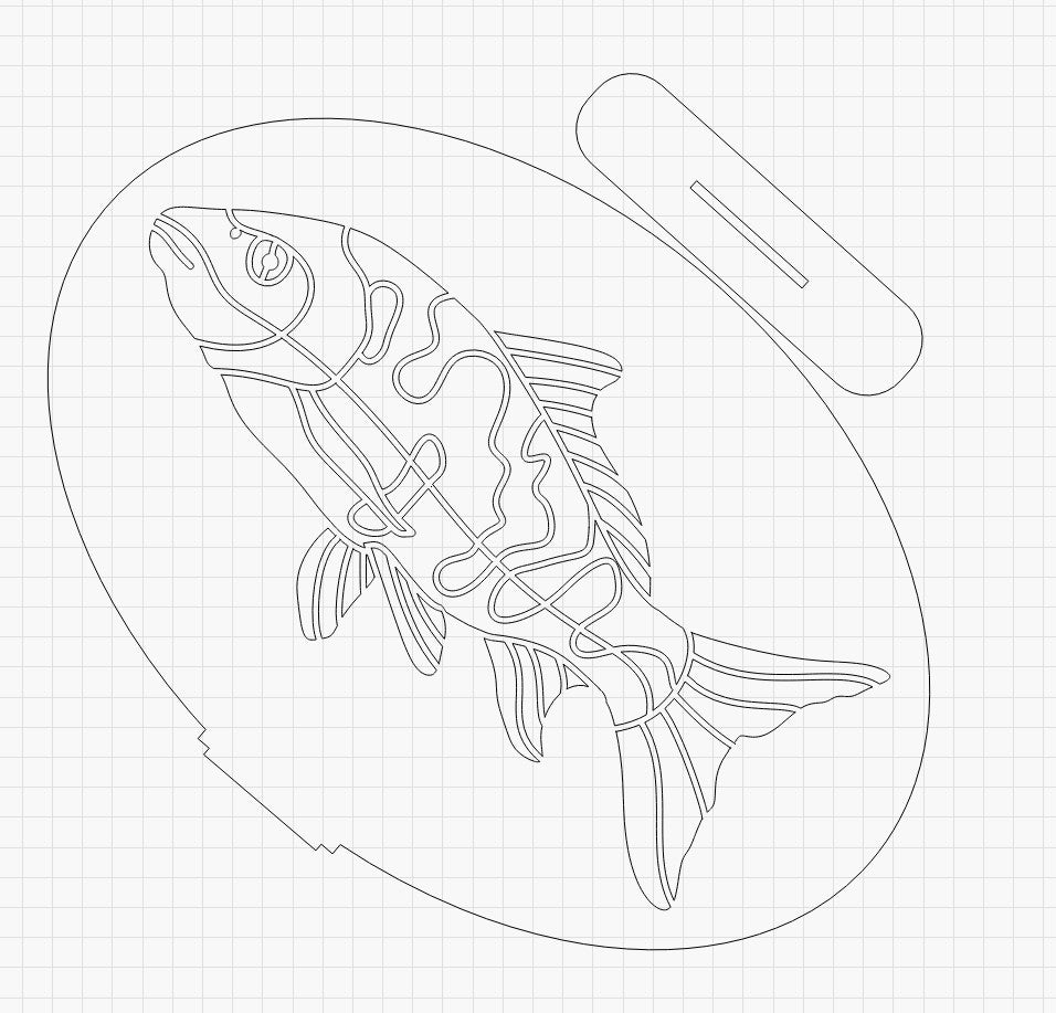 Fish Laser files Digital Download