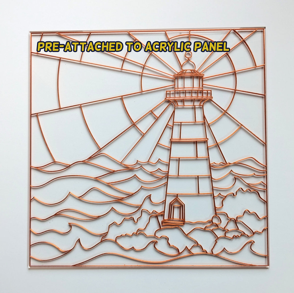 Lighthouse Resin Art Template