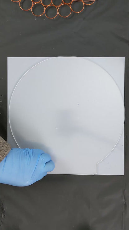 Round Nested Circles Resin Art Template