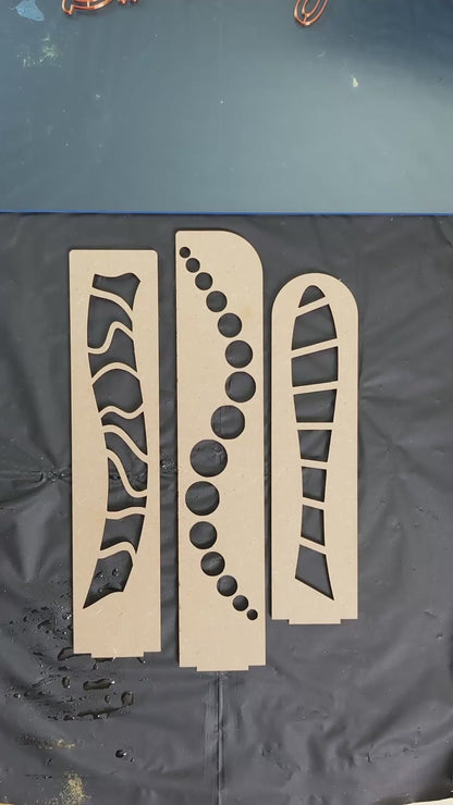 Sculpture Park MDF Template for resin art.