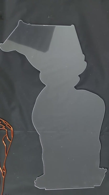 Stag Resin Art Template