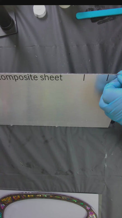 S Grid Resin Art Template