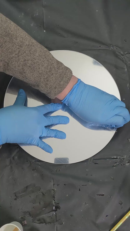 Sunset Silhouette Resin Art Template