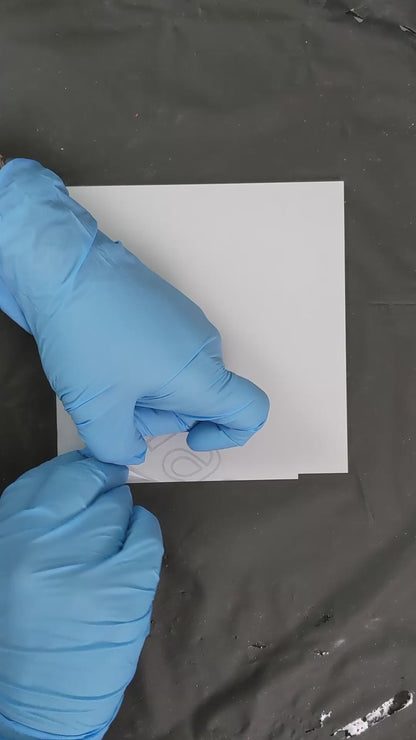 Flowers 6x6 Resin Art Template