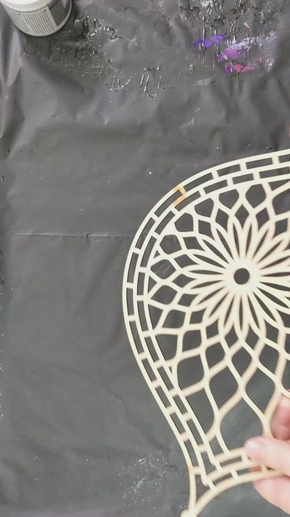 Suncatcher MDF Template for resin art