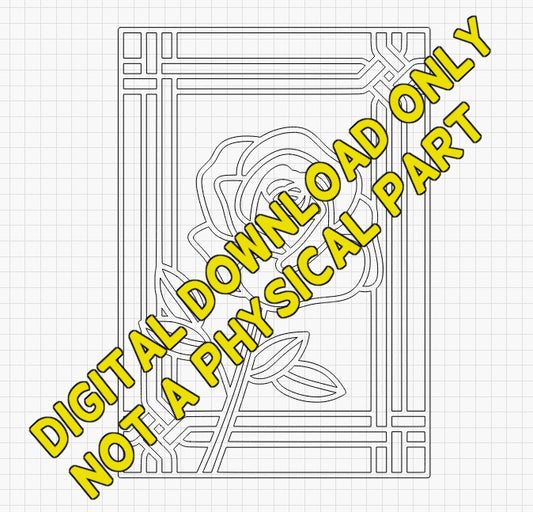 Rose Laser files Digital Download