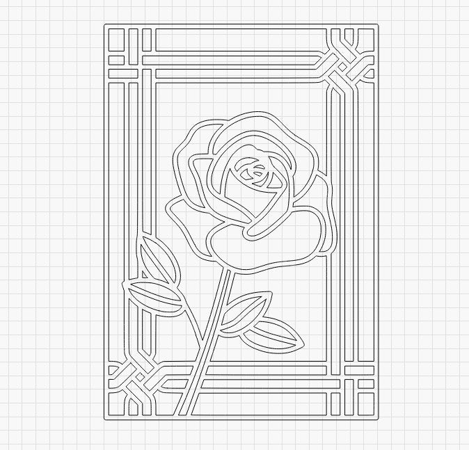 Rose Laser files Digital Download