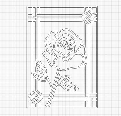 Rose Laser files Digital Download