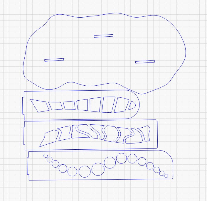 Sculpture part Laser files Digital Download