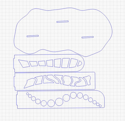 Sculpture part Laser files Digital Download