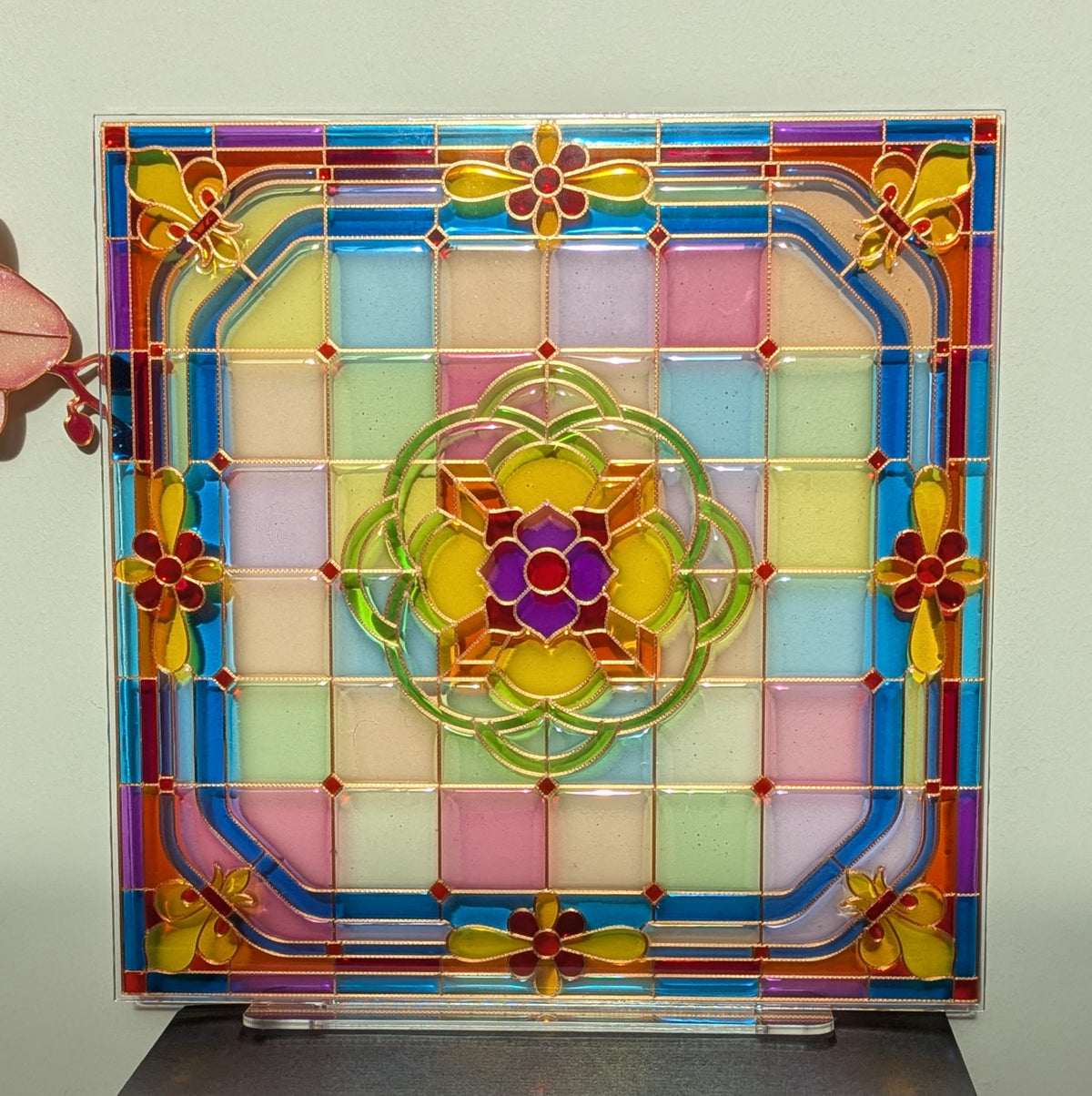 Victorian Glass Resin Art Template