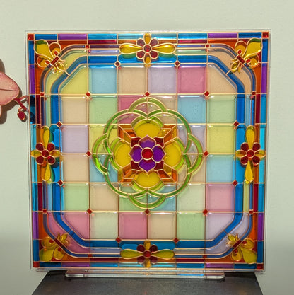 Victorian Glass Resin Art Template