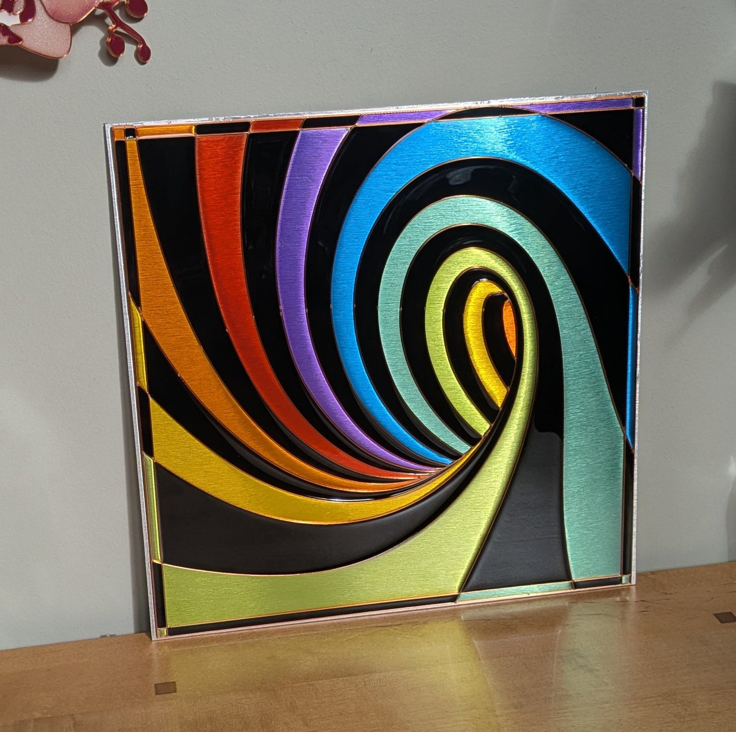 Infinite Spiral resin art template
