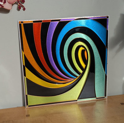 Infinite Spiral resin art template