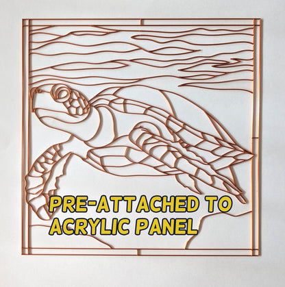 Turtle Resin Art Template