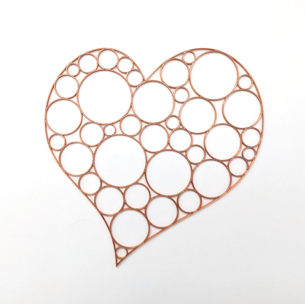 Hearts and Circles Pattern