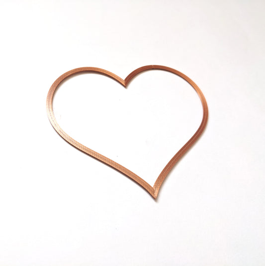 Symmetrical Heart  Pattern - 4.5 inch / thick walled