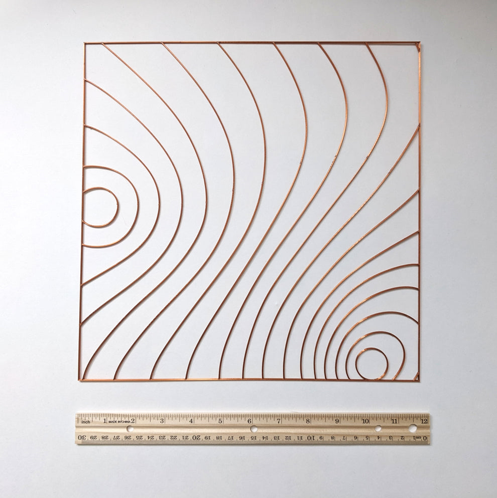 Rolling Waves 12x12 Pattern – pourawayfluidarts
