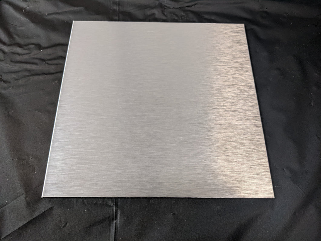 8 x 8 Brushed Aluminum Art Panel
