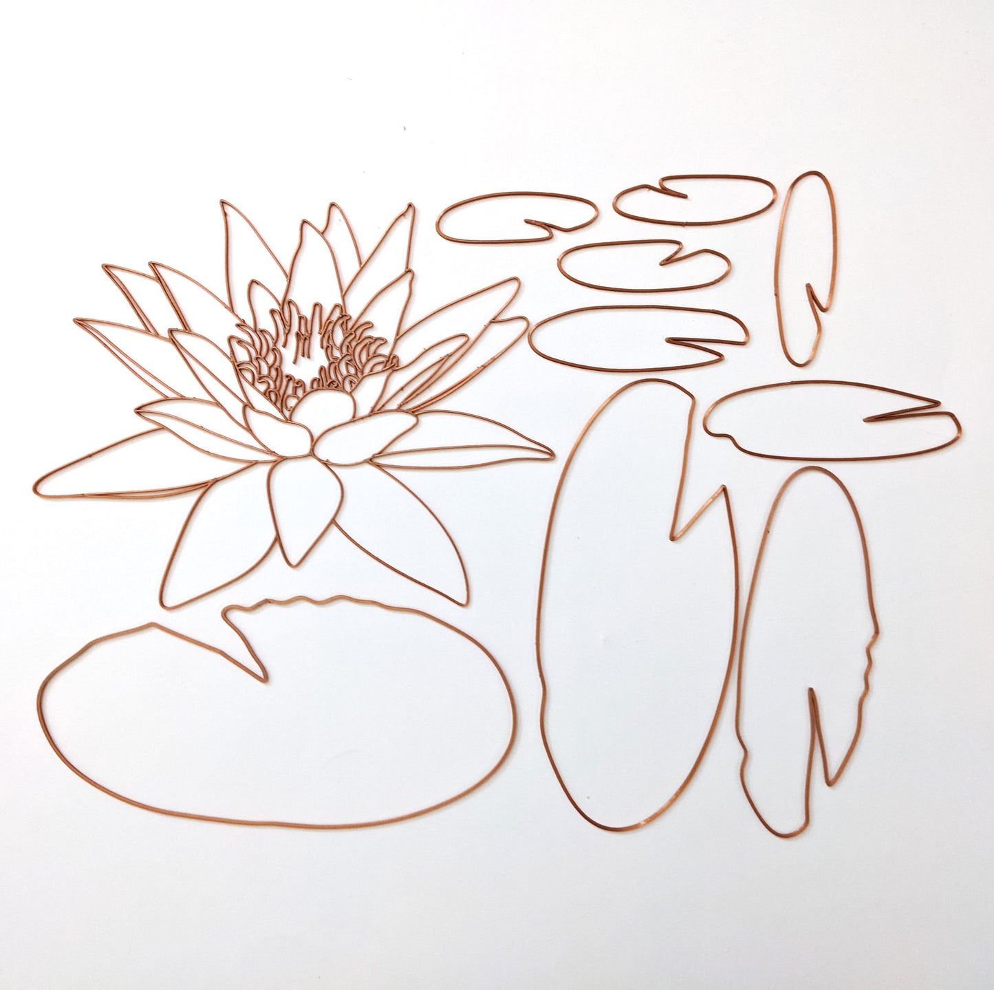 water lily flower template Water Lily Flower and Leaves Pattern set – pourawayfluidarts