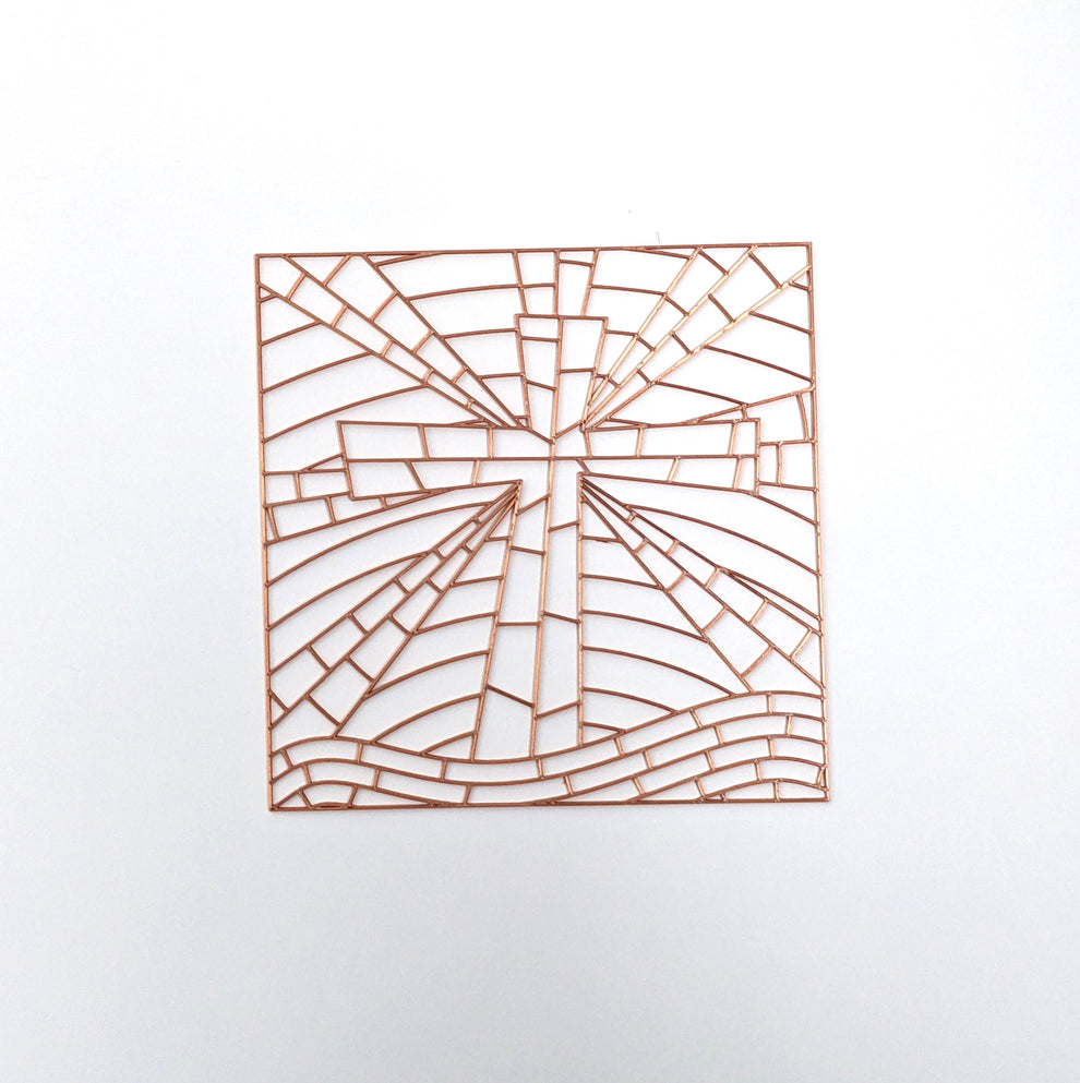6x6 Inch Cross Pattern – pourawayfluidarts