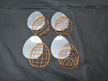 Load image into Gallery viewer, Easter Egg Ornament Kit (4 Patterns with acrylic bases)
