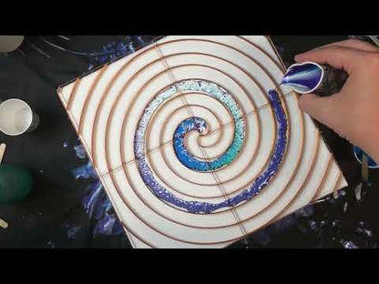 XL Triple Spiral Reusable Guide Pattern