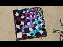 Load and play video in Gallery viewer, Woven Waves 12x12 Pattern (single)
