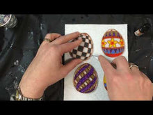 Load and play video in Gallery viewer, Easter Egg Ornament Kit (4 Patterns with acrylic bases)

